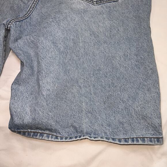GUESS Jean Shorts Mens Size 40 Baggy Jorts Hip Hop Dad True Vintage Streetwear - Picture 12 of 13